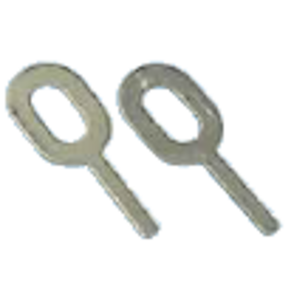 RA AL, ARANDELA DE TIRO EN ALUMINIO RECTAS. CONF. 50 UN